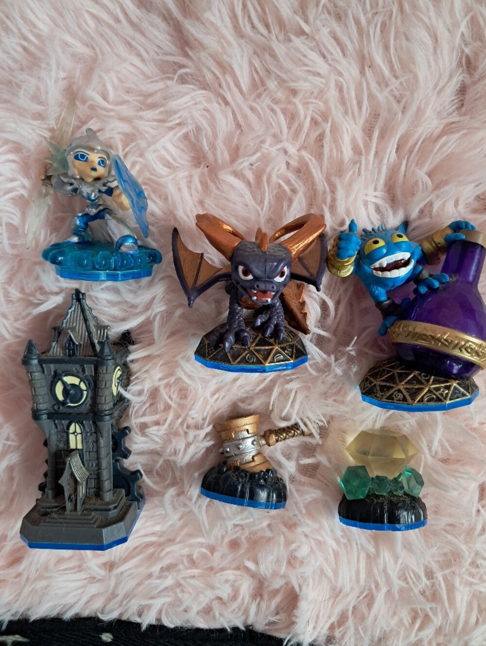 RARE VALUABLE Skylanders Bundle - 2 LIGHTCORE & DARK SPYRO! Swap Force & Above!